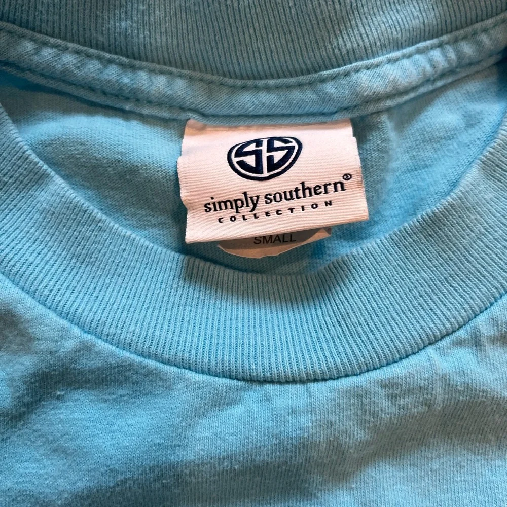 Simply Southern Keep It Preppy Tee Size Small Youth - Picture 3 of 5